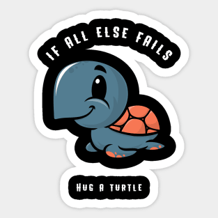 Hug a turtle Sticker